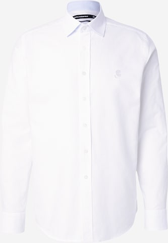 Karl Lagerfeld Regular fit Srajca | bela barva: sprednja stran
