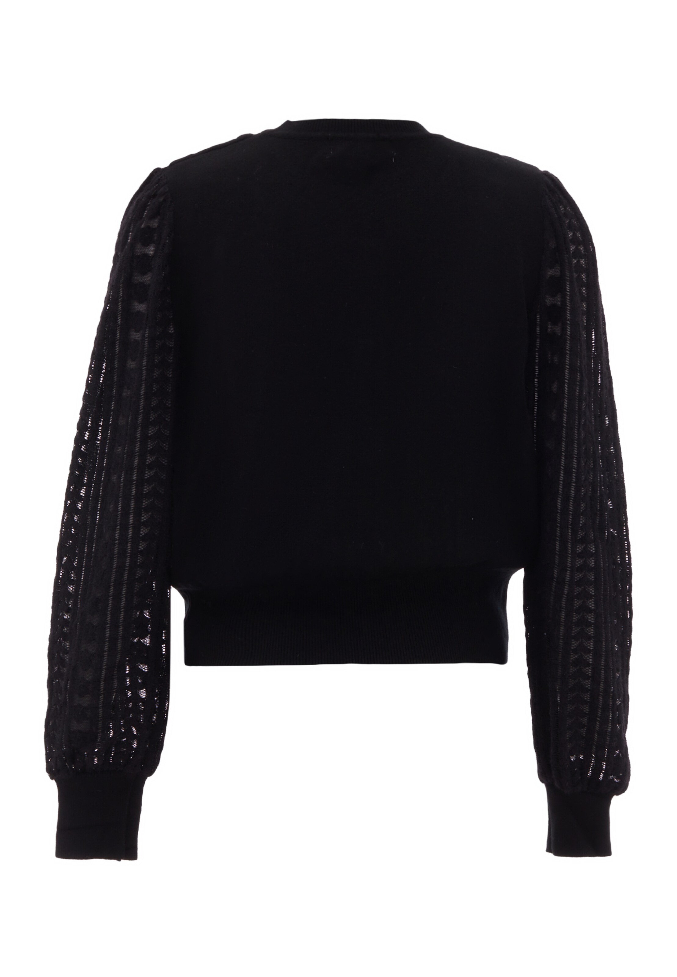 NAEMI Gebreid vest in Zwart