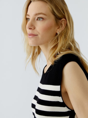 OUI Strickkleid in Schwarz
