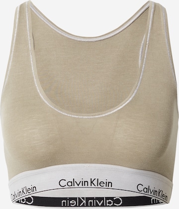 Calvin Klein Underwear Bustier BH in Beige: voorkant