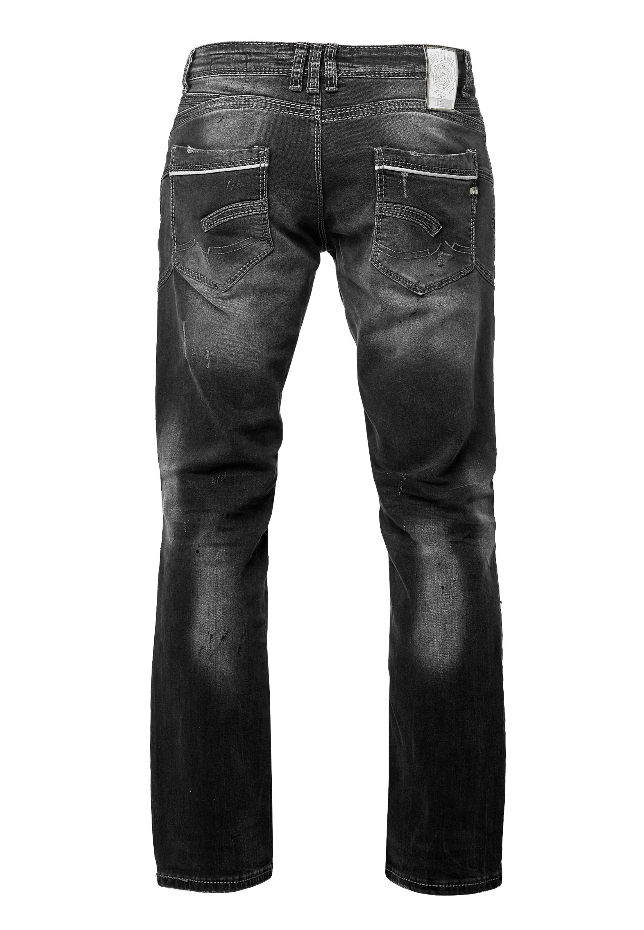 Rusty Neal Regular Jeans in Zwart
