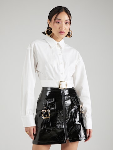 Hoermanseder x About You Blouse 'Binia' in White: front