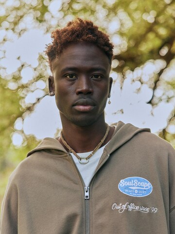 !Solid - Sudadera con cremallera ' SDTruxton ' en marrón