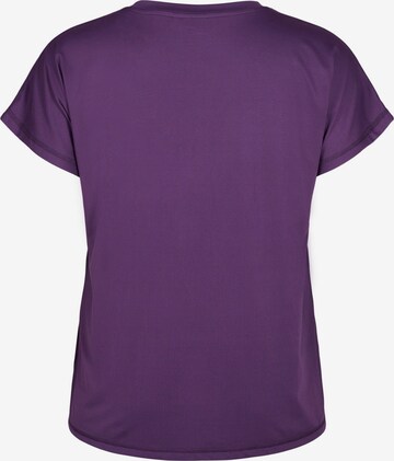 Active by Zizzi Functioneel shirt 'ABASIC' in Lila