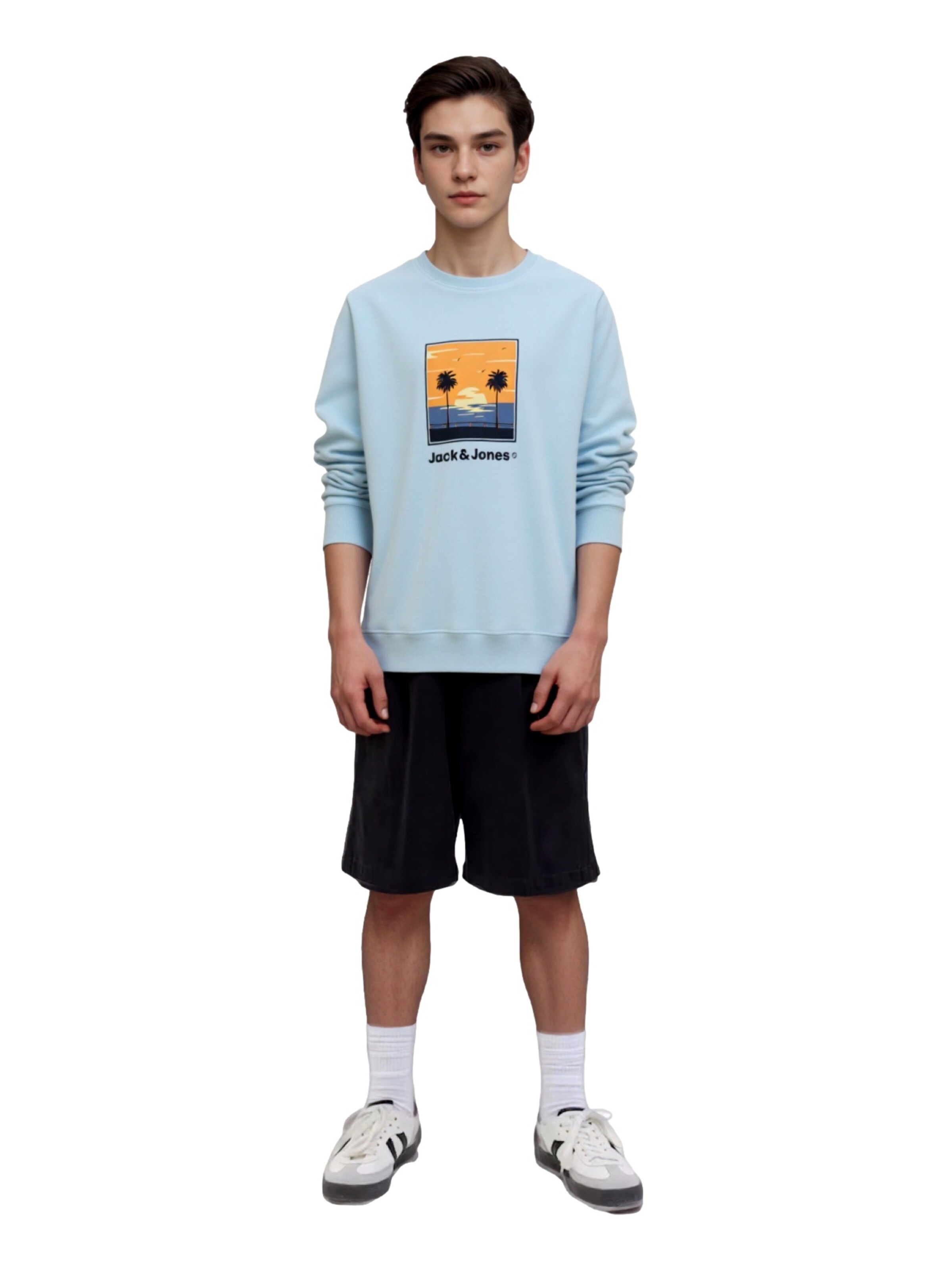 Felpa 'Perry' di Jack & Jones Junior in blu