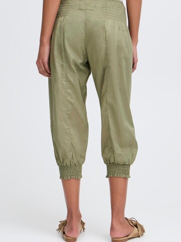 PULZ Jeans - Tapered Pantalón bombacho ' PZJill ' en verde