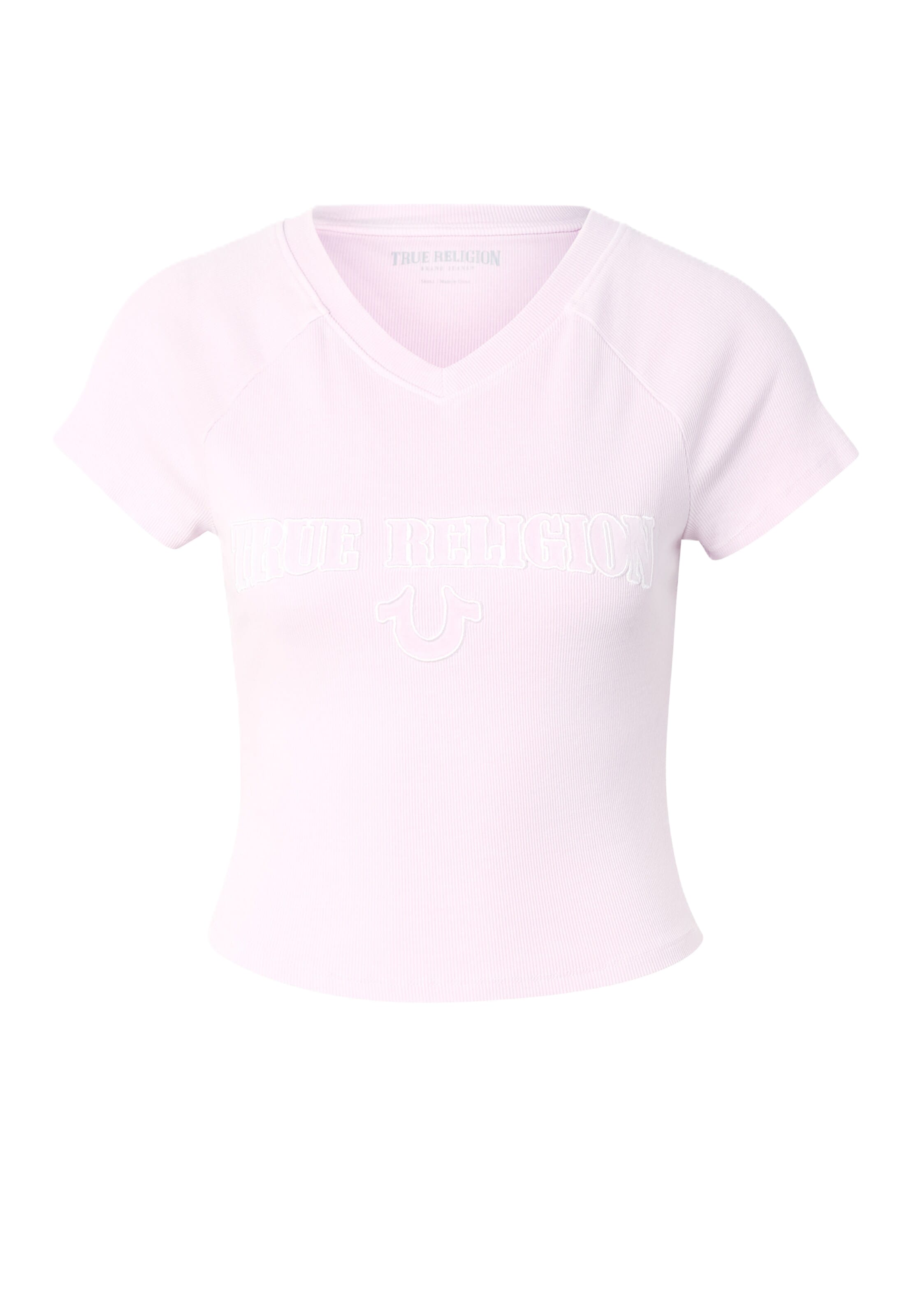 T-shirt True Religion en rose : devant