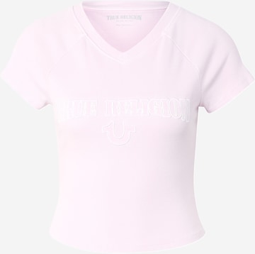 True Religion T-Shirt in Pink: Vorderseite