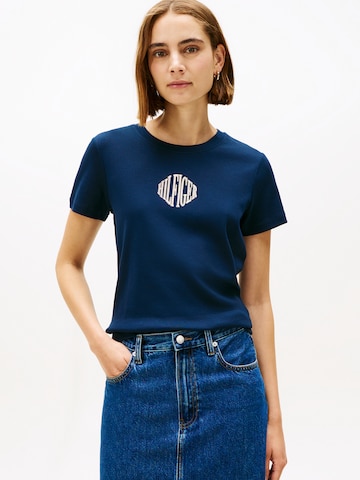 Tricou de la TOMMY HILFIGER pe albastru: față