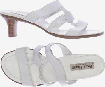 Paul Green Sandals & High-Heeled Sandals in 38,5 in White: front