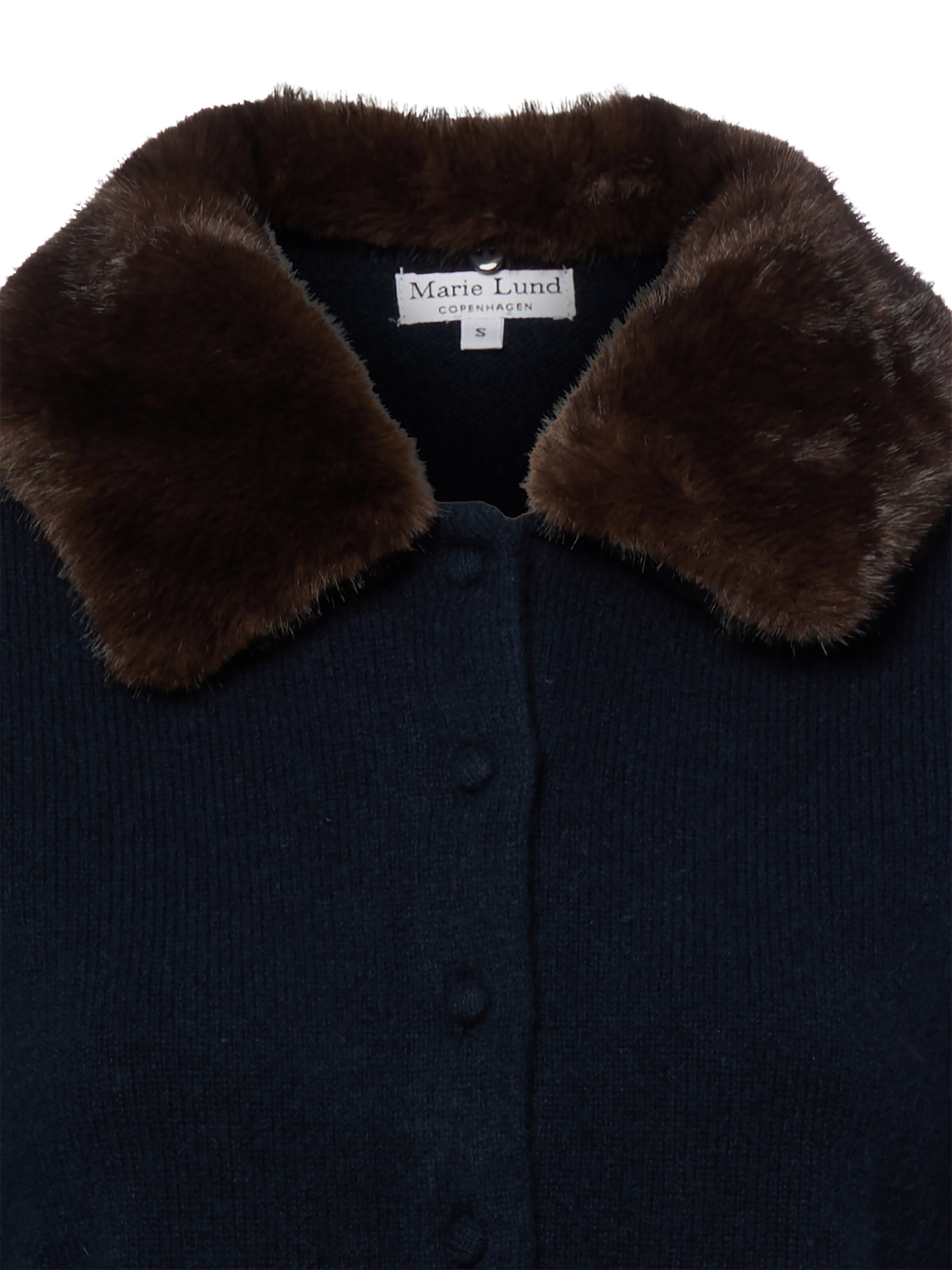Cardigan Marie Lund en bleu