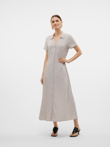 VERO MODA Skjortklänning 'LINN' i grå