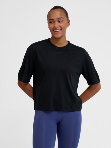 Hummel Functioneel shirt in Zwart: voorkant