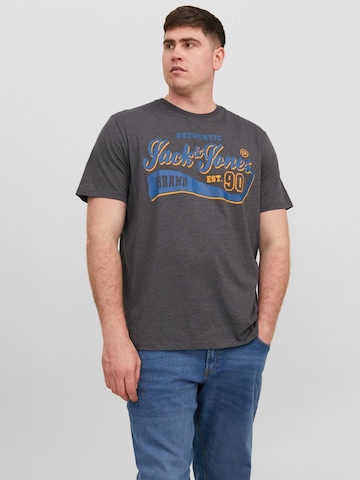 Jack & Jones Plus T-Shirt in Grau: predná strana