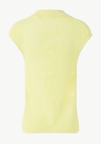 Pull-over comma casual identity en jaune : derrière