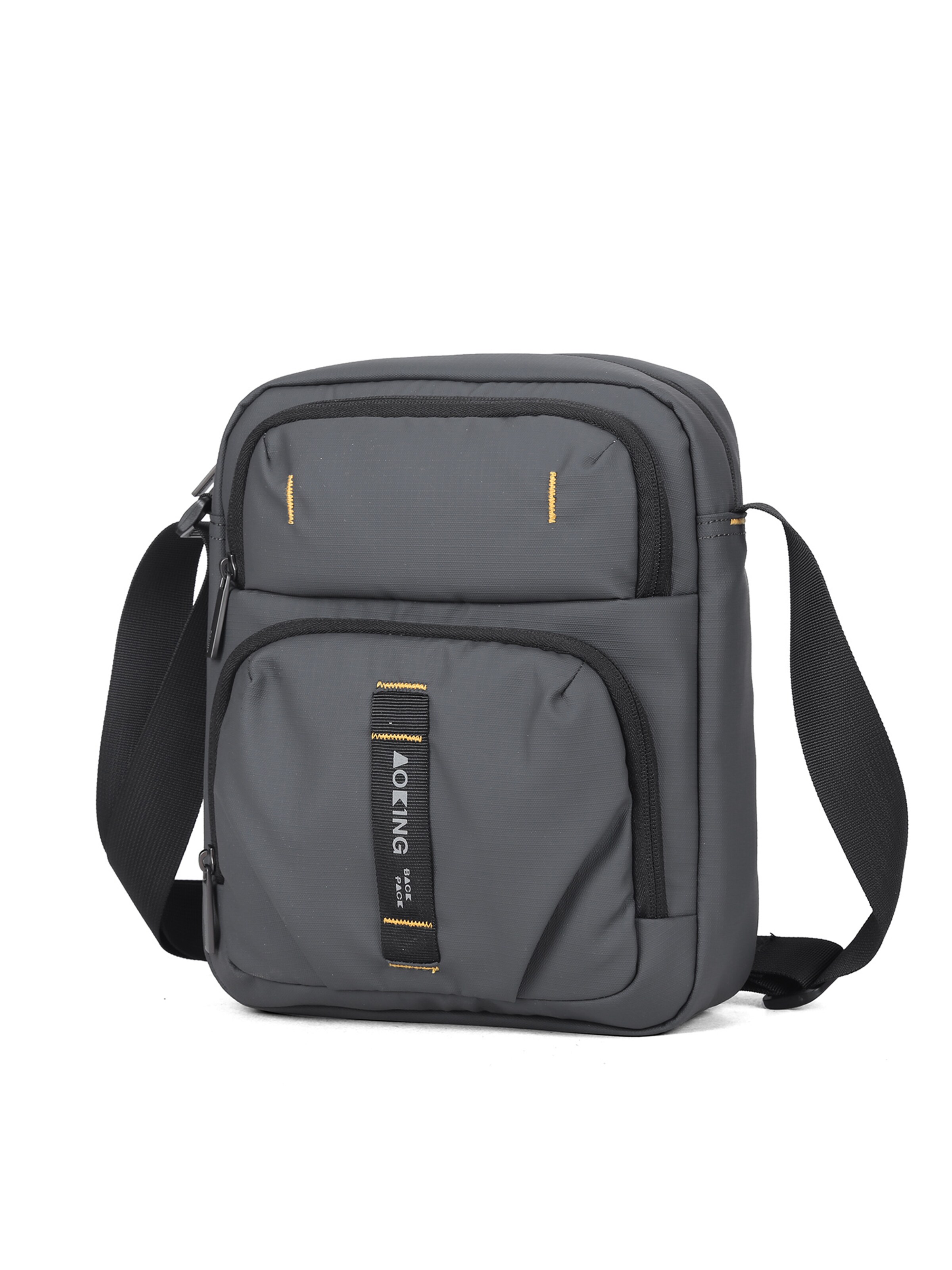 Aoking Schoudertas in Grijs: voorkant