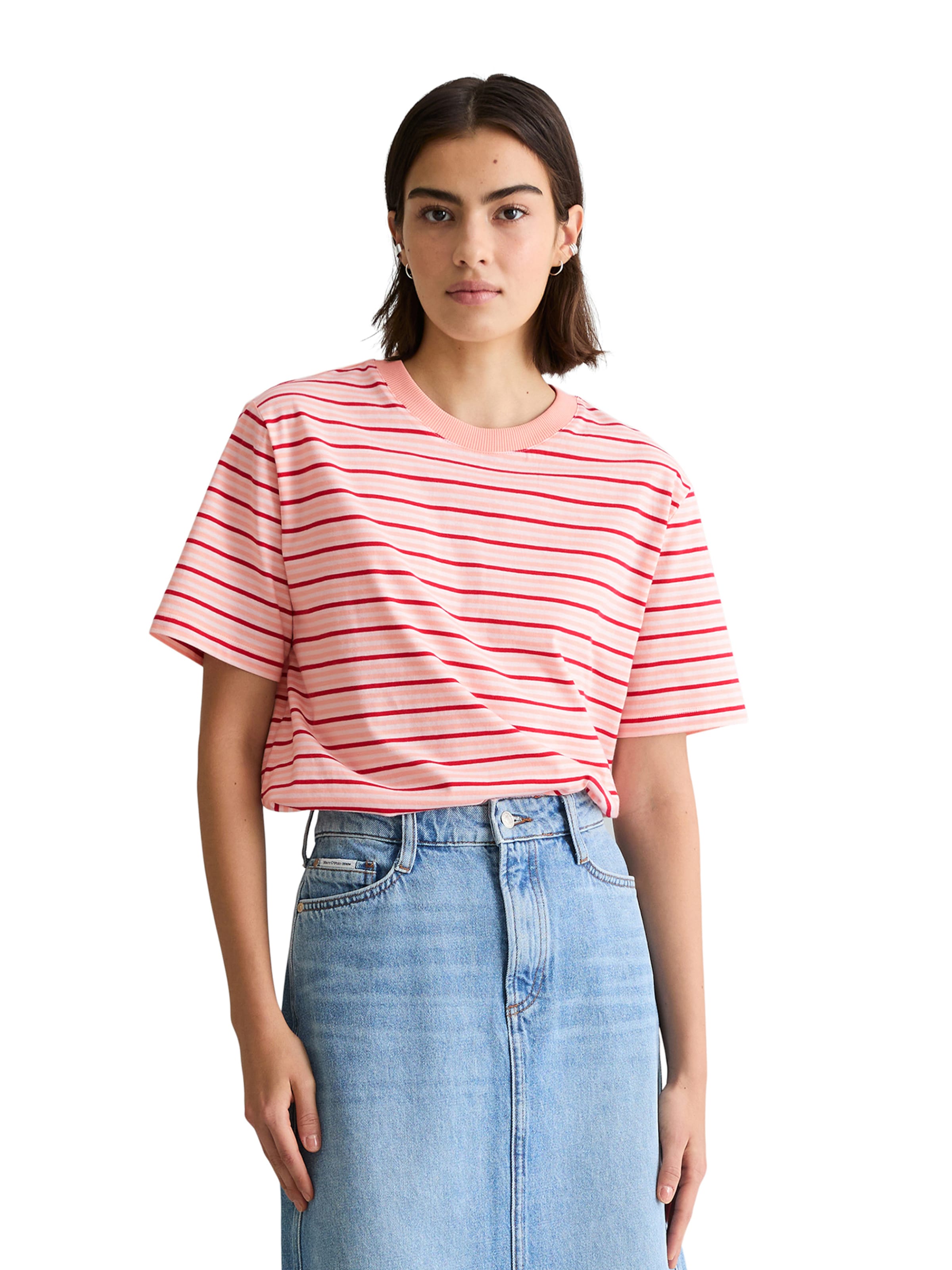 Marc O'Polo DENIM Μπλουζάκι σε ροζ: μπροστά