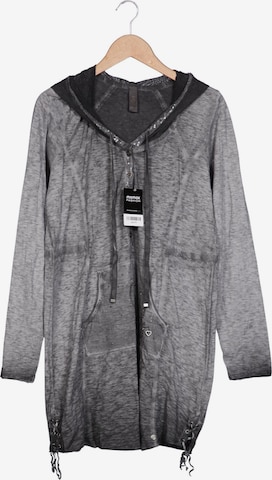 Tredy Kapuzenpullover XL in Grau: Vorderseite