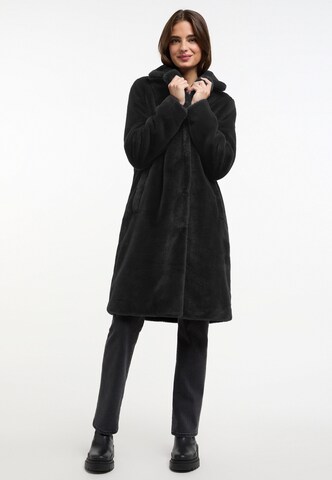 Frieda & Freddies NY Mantel in Schwarz: Vorderseite