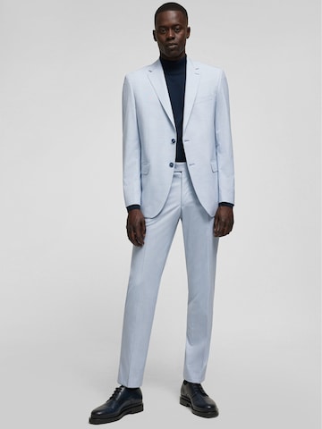 HECHTER PARIS Regular Broek in Blauw: voorkant