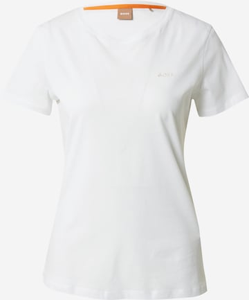 BOSS Orange - Camiseta en blanco: frente