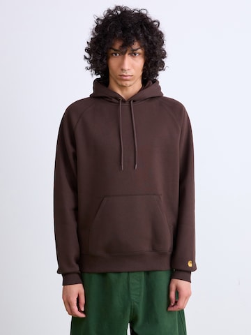 Bluză de molton 'Chase' de la Carhartt WIP pe maro: față
