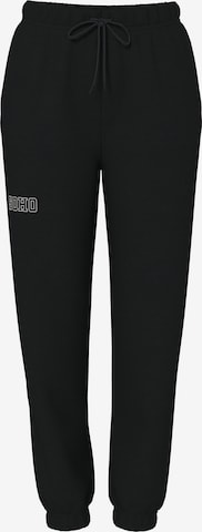 Pantalon 'PCRISSO' PIECES en noir : devant