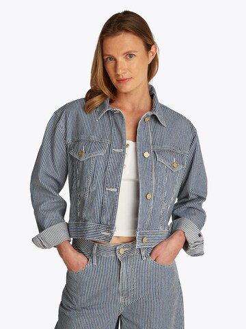 TOMMY HILFIGER Between-season jacket in Blue: front