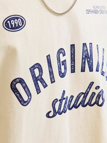 JACK & JONES T-Shirt in Beige