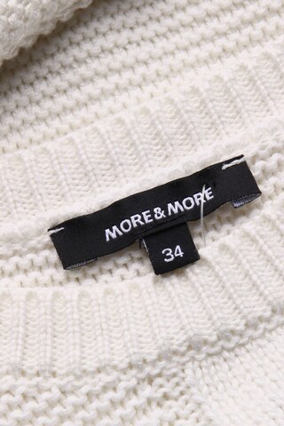 MORE & MORE Pullover XS in Weiß