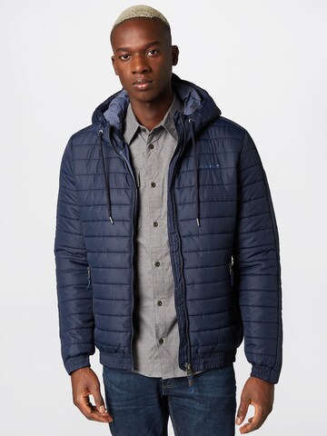 Ragwear Between-season jacket 'TAINE' in Blue: front