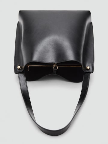 MANGO Shopper 'DOTS' in Schwarz