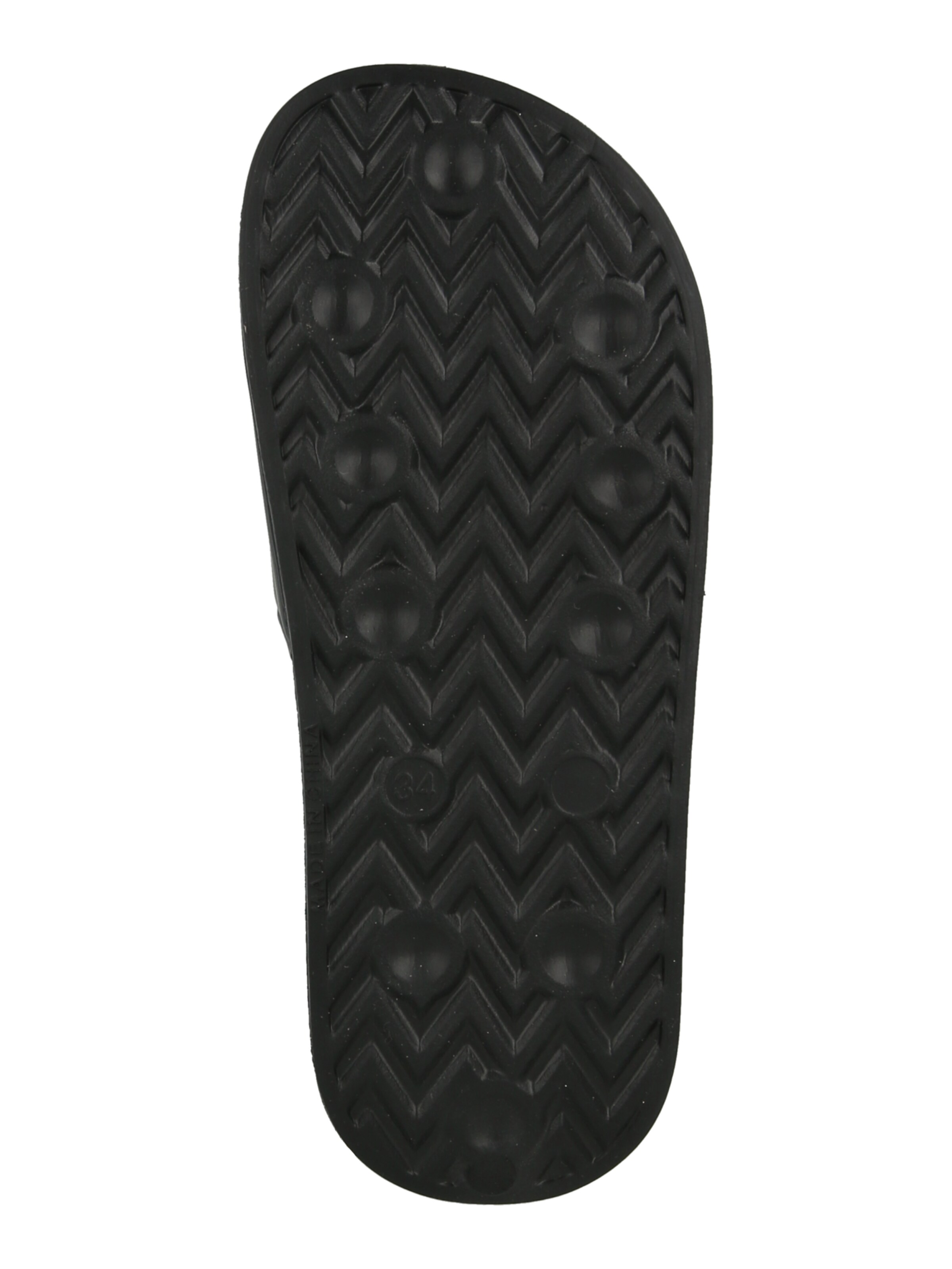 TOMMY HILFIGER Odprti čevlji | črna barva