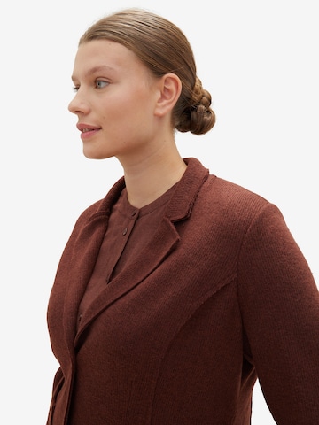 Tom Tailor Women + Blazer in Brown