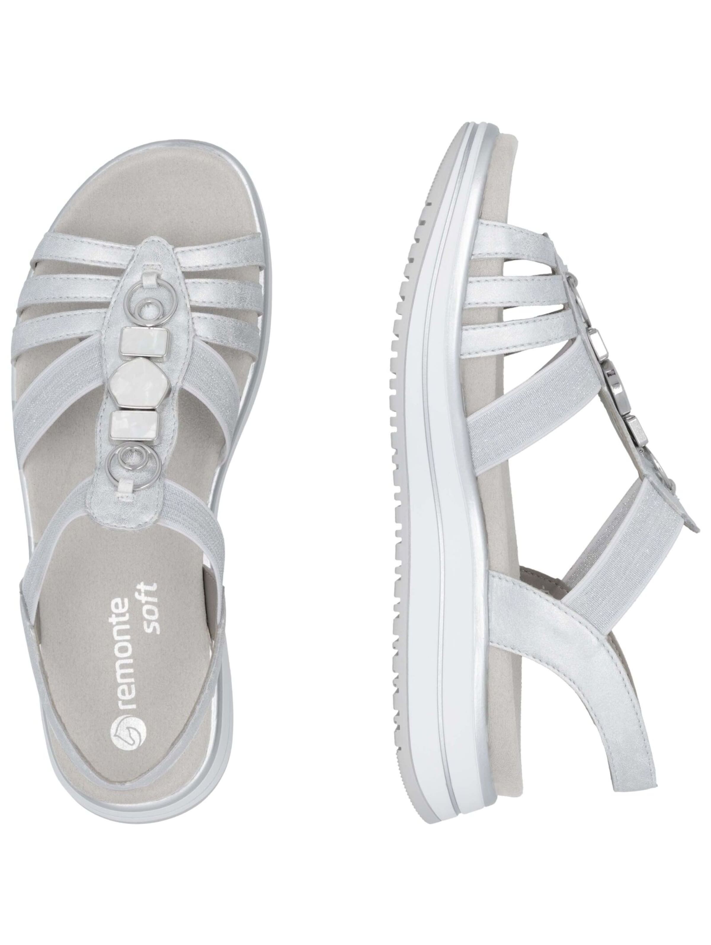 REMONTE Sandale in Silber