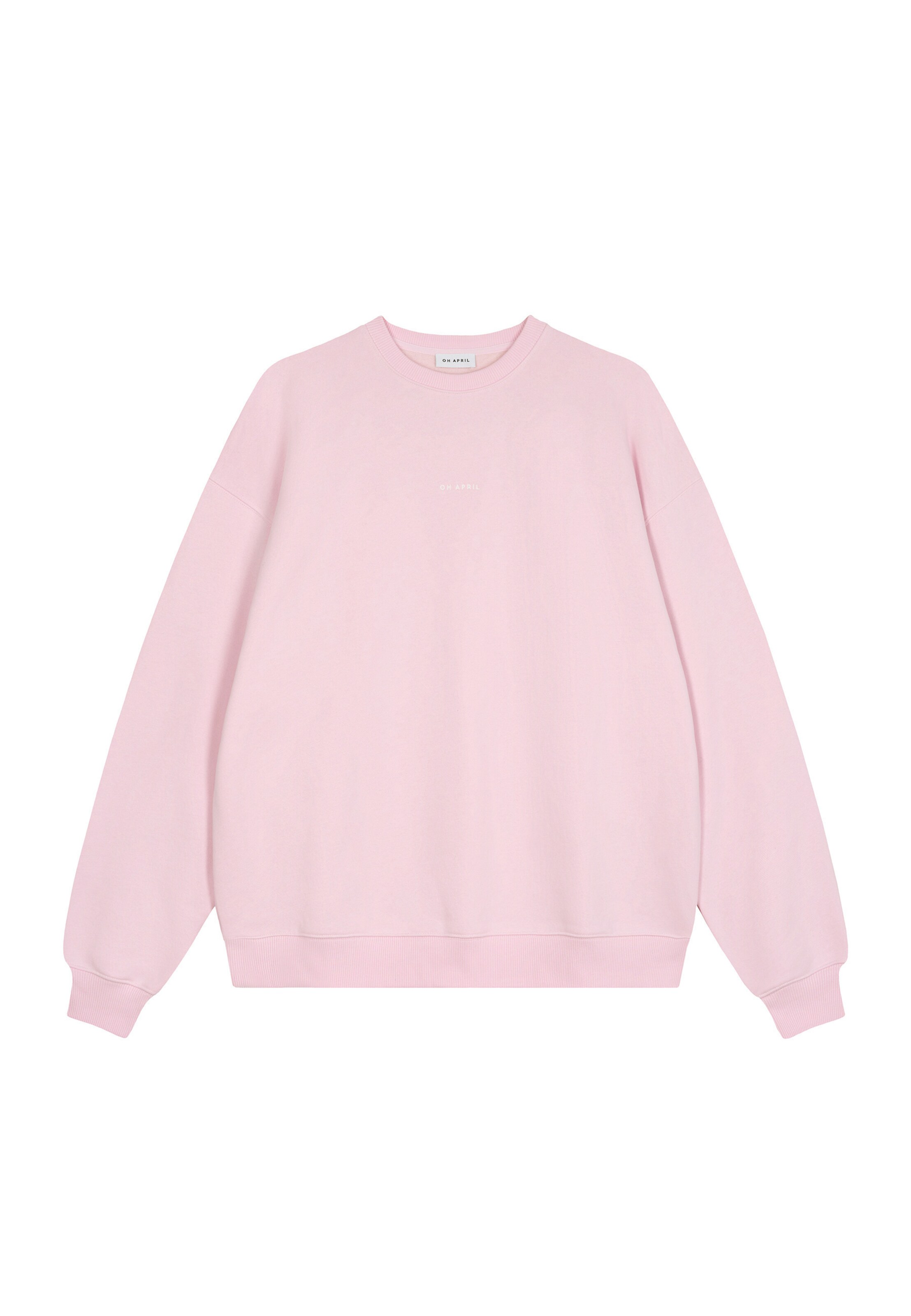 OH APRIL Sweatshirt in Roze: voorkant