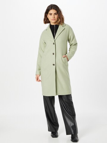 PIECES Between-Seasons Coat 'ALICE' in Green: front