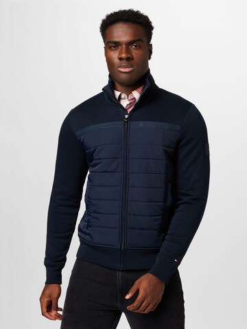 TOMMY HILFIGER - Chaqueta de entretiempo en azul: frente