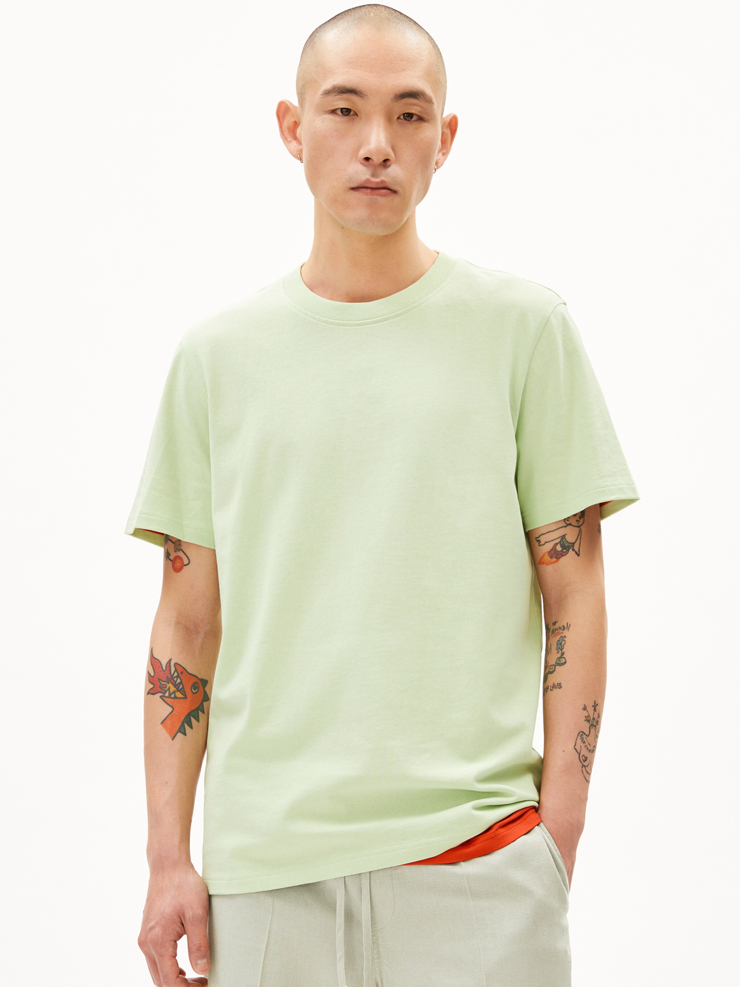 ARMEDANGELS Shirt 'Maarkos' in Green: front