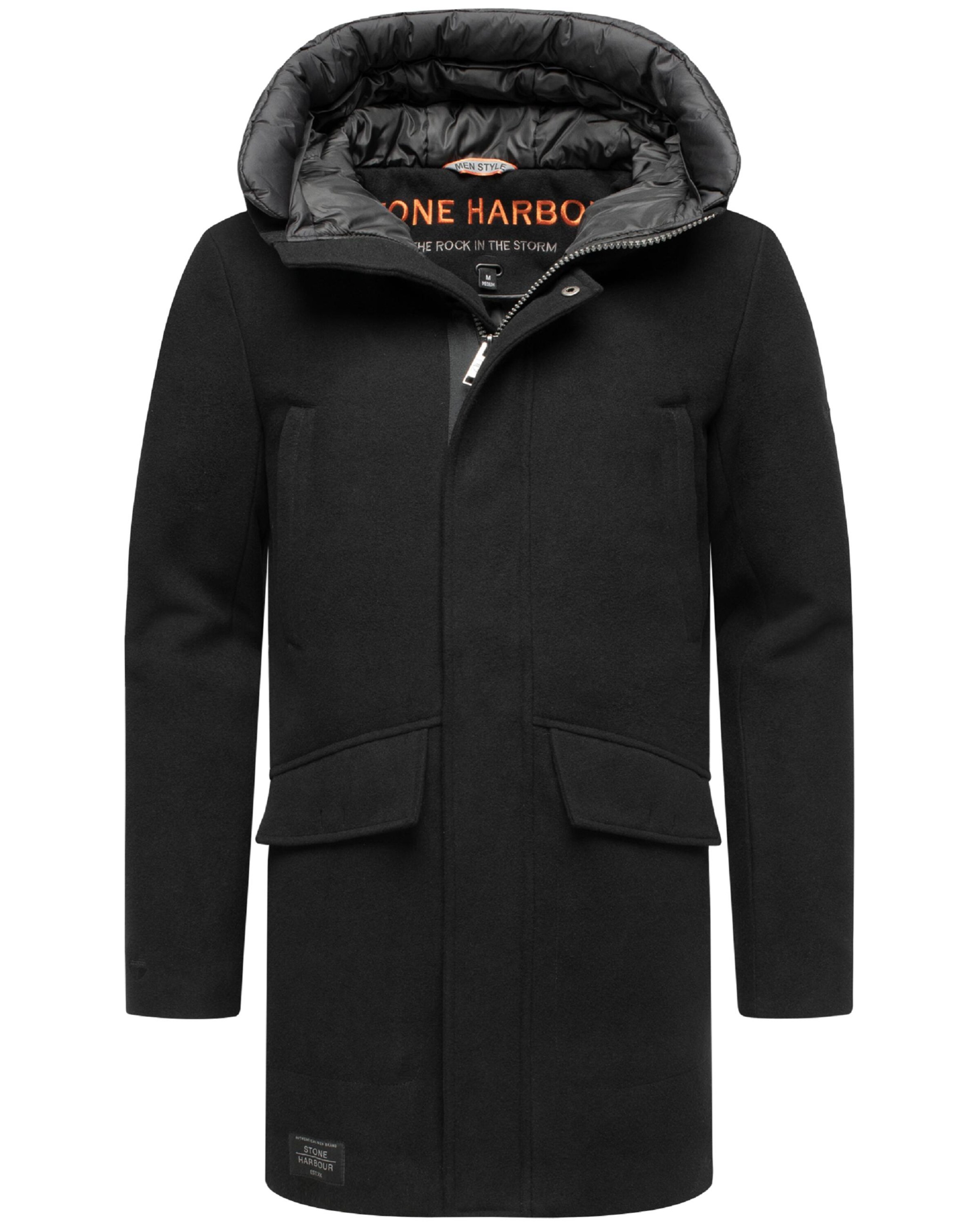 Cappotto invernale 'Fenroos' di STONE HARBOUR in nero