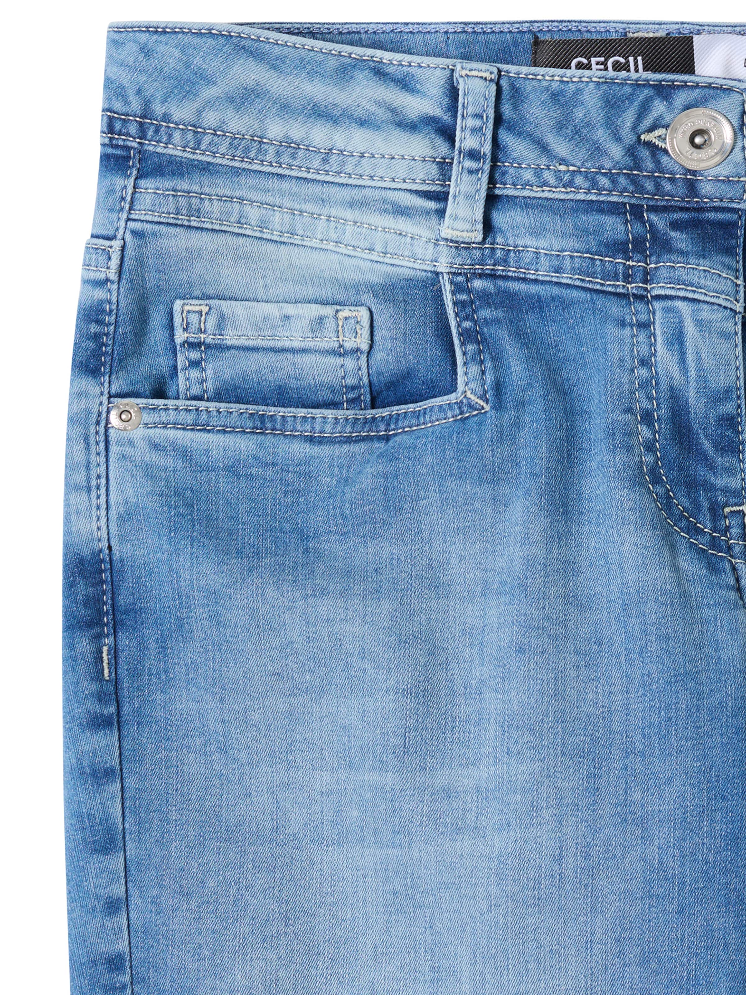 Coupe slim Jean 'Scarlett' CECIL en bleu