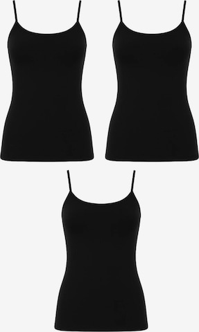 Maillot de corps Erdem en noir : devant