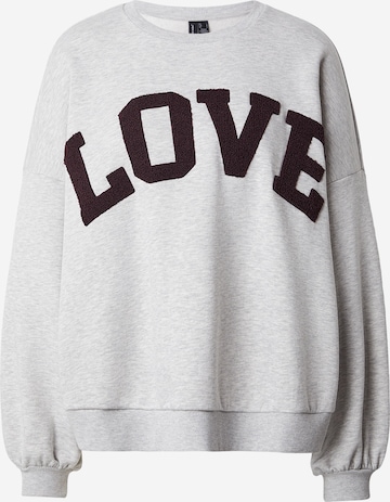 VERO MODA Sweatshirt 'VMCiao Bella' in Grey: front