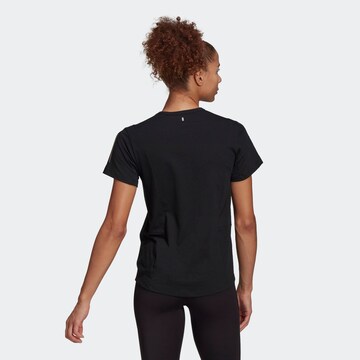 ADIDAS SPORTSWEAR Funkční tričko 'Run It Space Race' – černá
