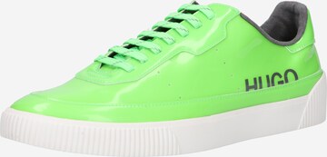 HUGO Sneakers 'Zero Tenn' in Green: front