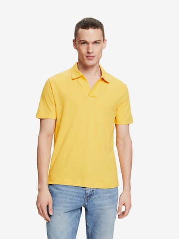 T-Shirt ESPRIT en jaune : devant