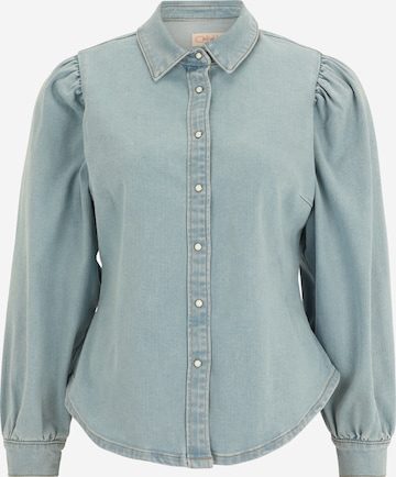 Only Petite Blouse 'ROCCO' in Blauw: voorkant