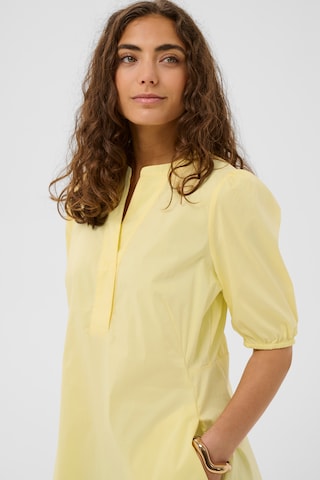 CULTURE Kjole 'Antoinett' i gul