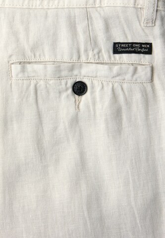 Street One MEN Regular Chino Pants in White