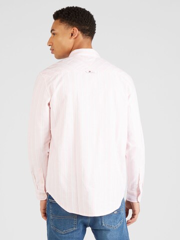 Tommy Jeans Regular fit Overhemd in Roze